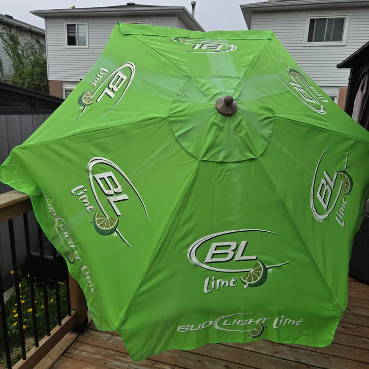 bud light patio umbrella Coors Shop Durable materials like high Bud Light Lime Patio Umbrella