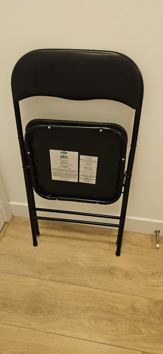 Black Folding Chair ( 4 chairs) image indicator(5)