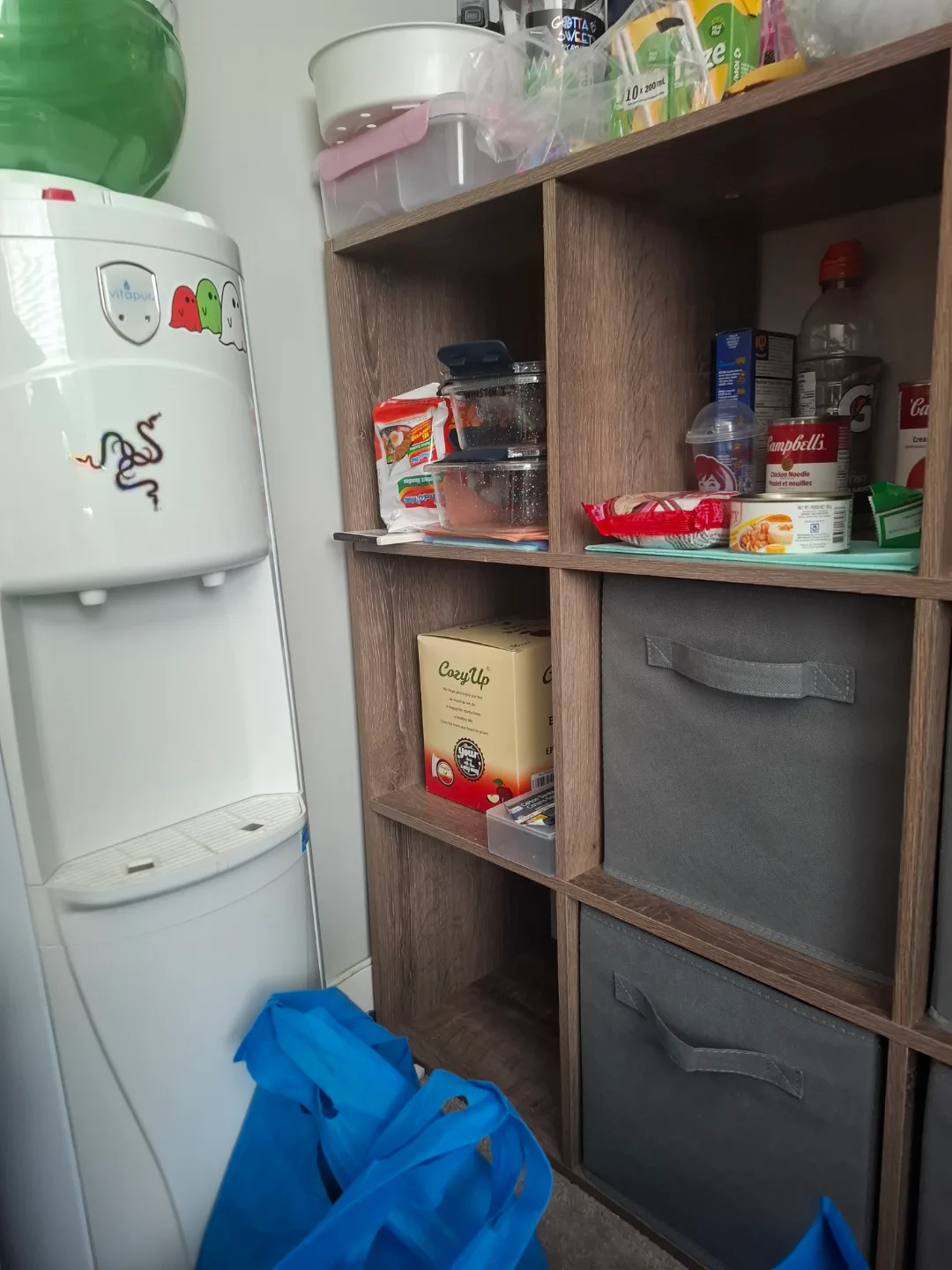 Cube Organizer Shelf with Fabric Drawers image indicator(3)