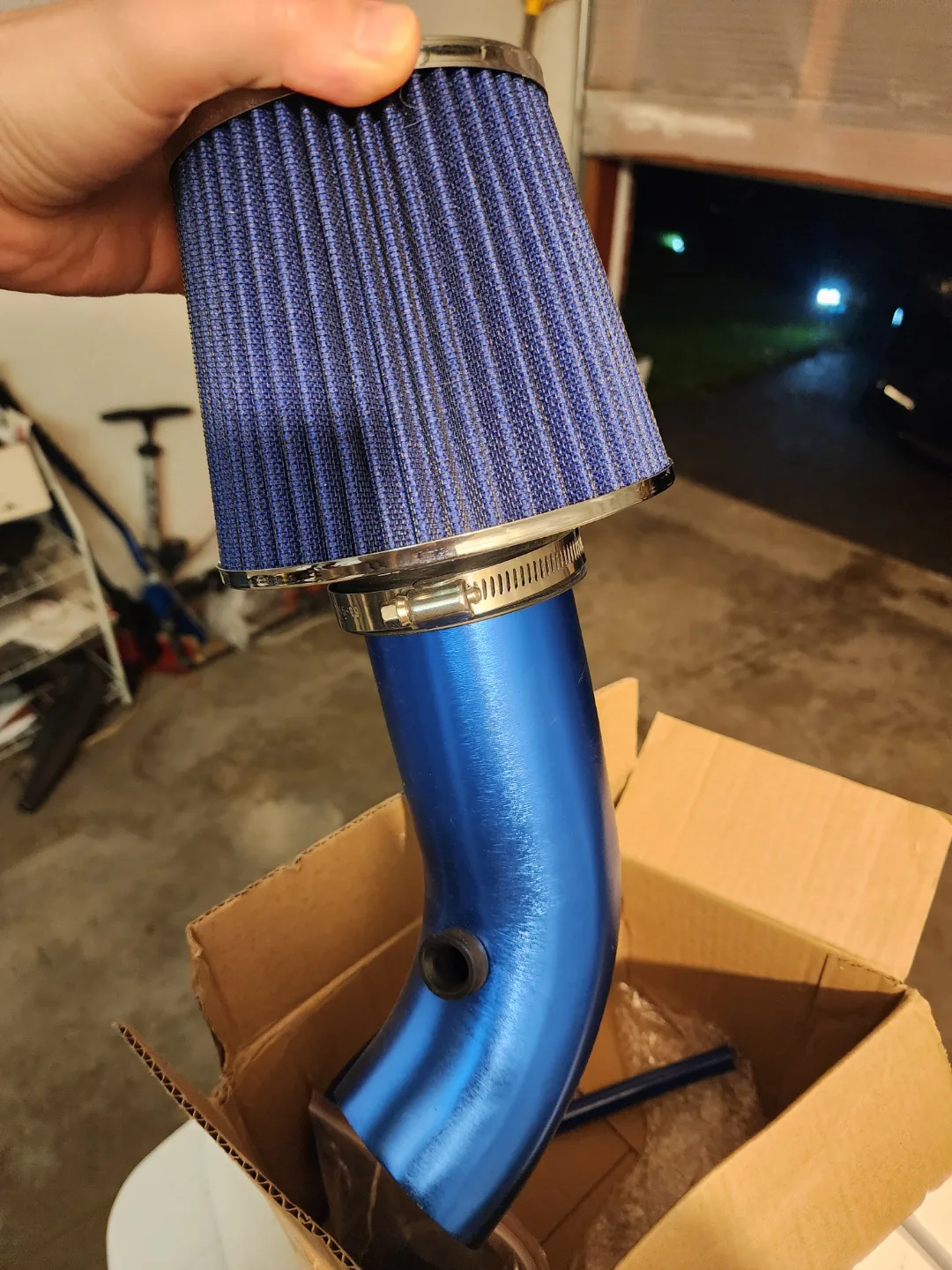Blue Short Ram Air Intake thumbnail