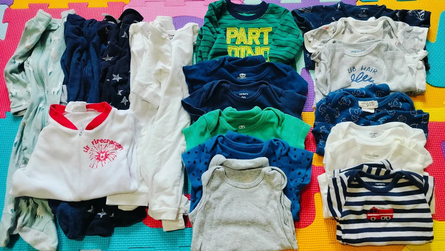 Baby Boy Clothes Bundle + Diaper Bag image indicator(2)