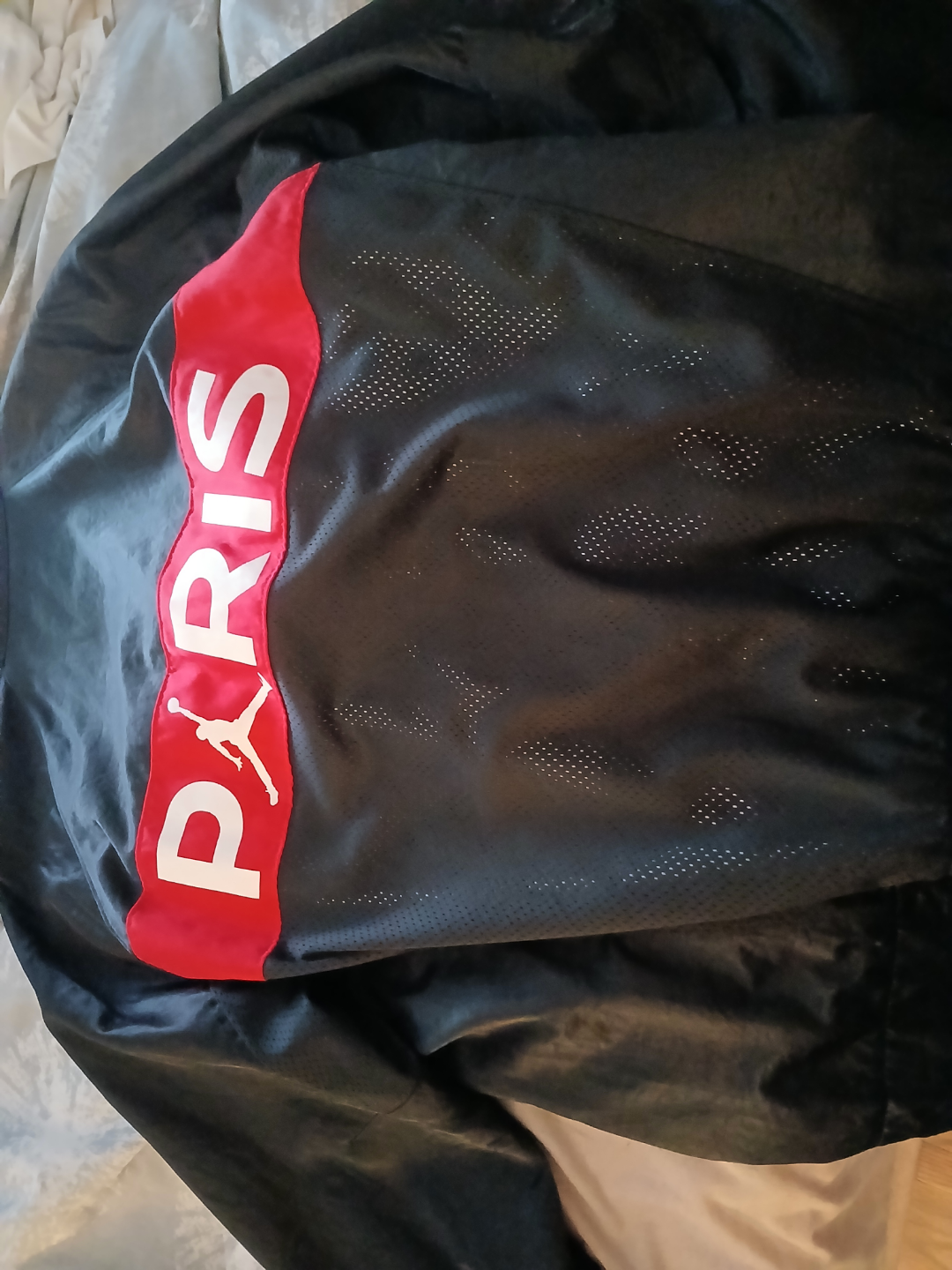 Paris St. Germain Nike black nylon jacket