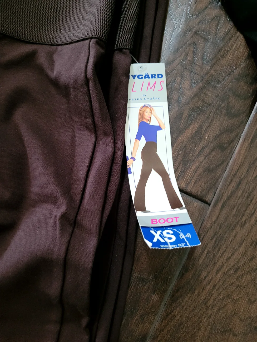 Ygard Lims Boot Cut Pants - Size XS - Black & Brown🏒 thumbnail