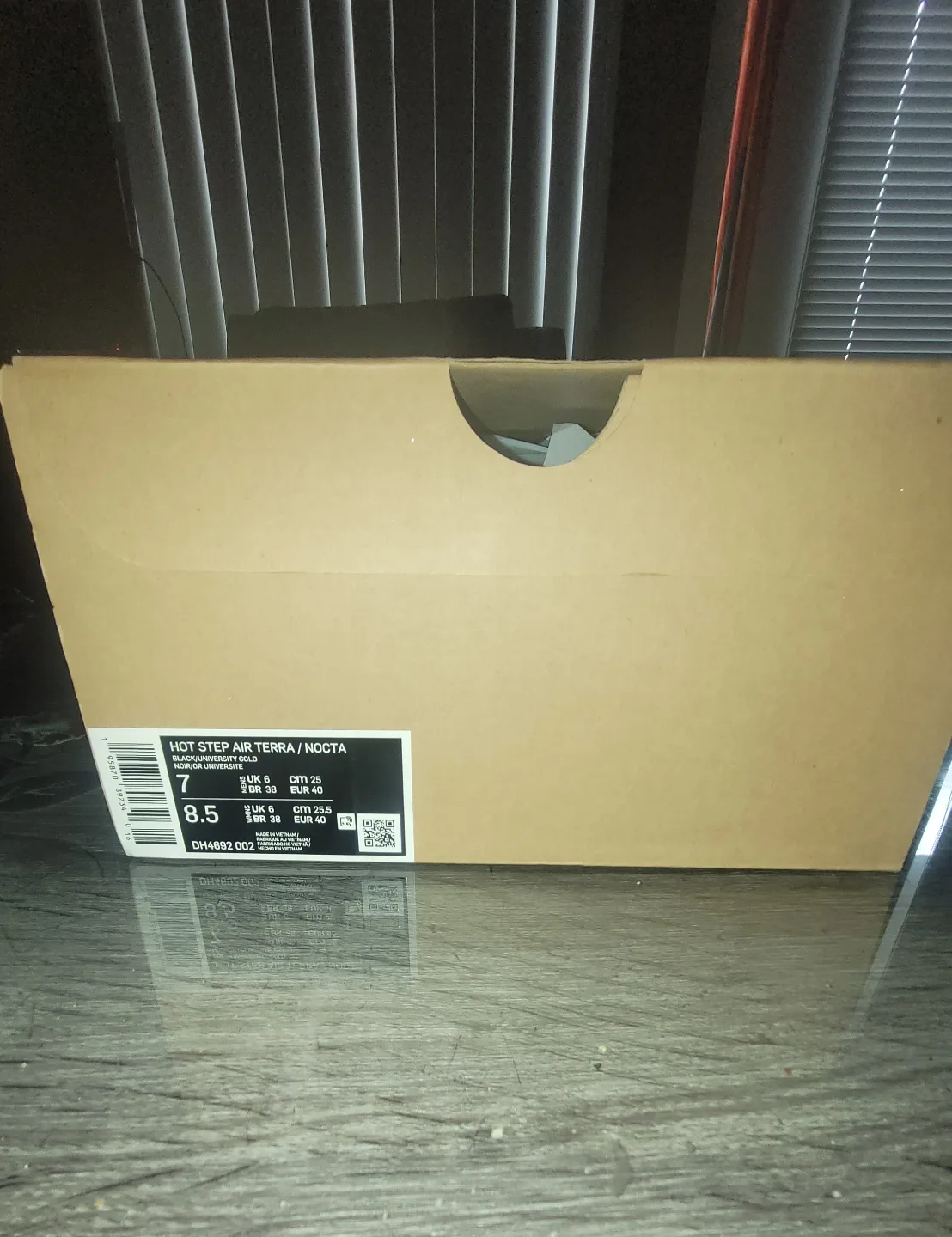 Nike Hot Step Air Terra Drake NOCTA Black Yellow Size 7 image indicator(4)