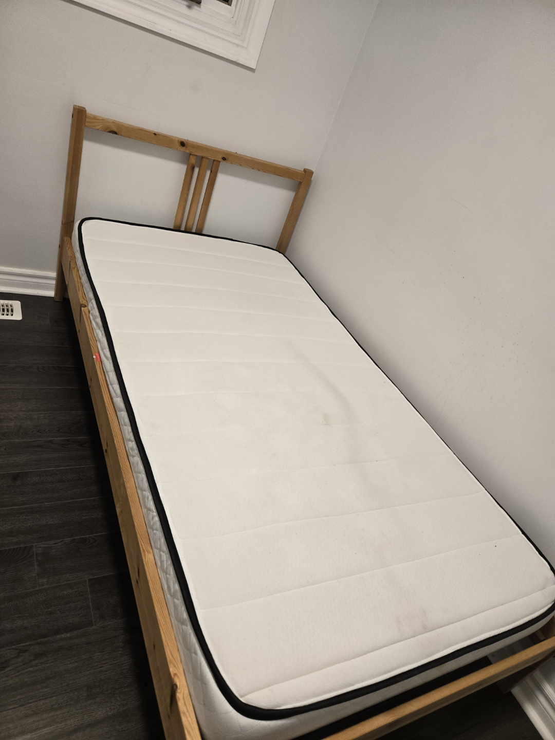 Wooden Bed Frame with Slats - photo 2