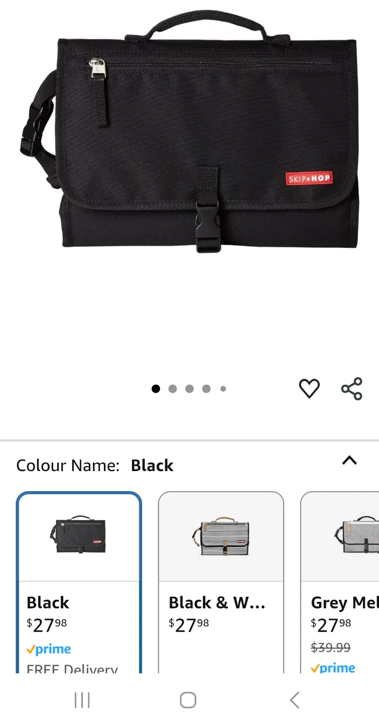 Skip Hop Pronto Changing Station Diaper Bag thumbnail