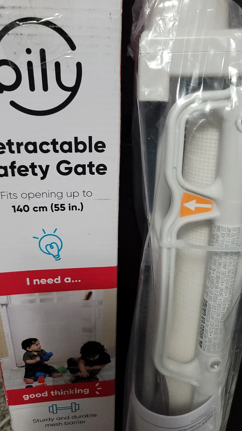 Billy Retractable Safety Gate - White image indicator(5)
