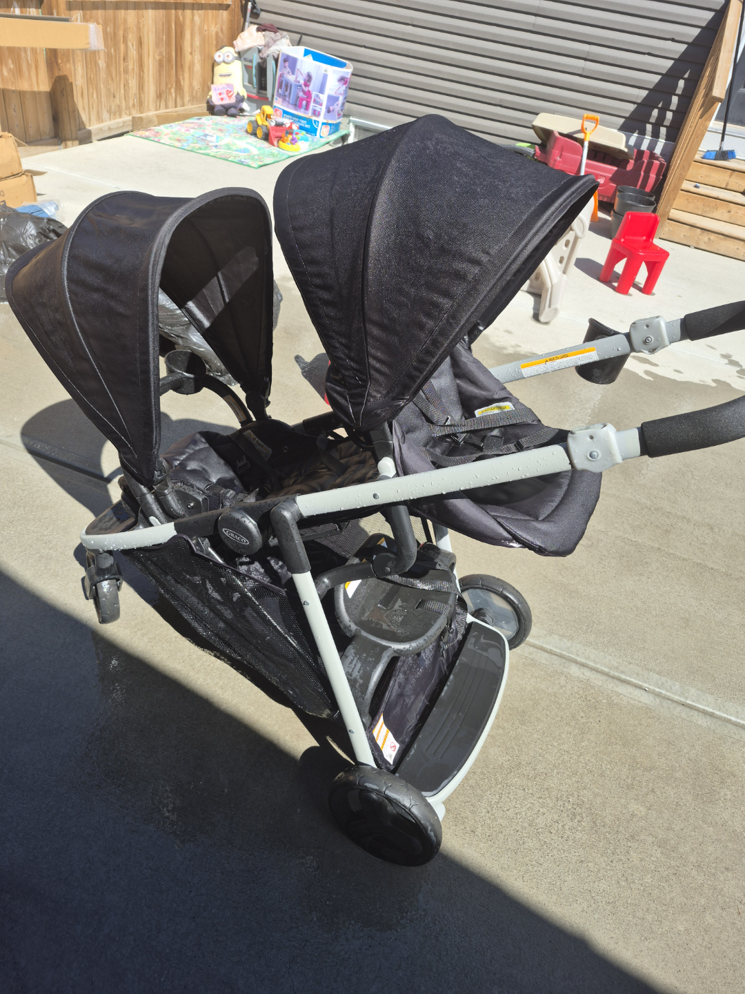 Graco Ready2Grow Side-by-Side Double Stroller - photo 2