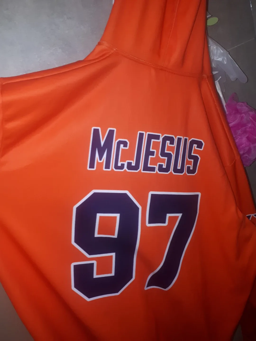 McJesus 97 Connor McDavid Oilers Hoodie image indicator(3)