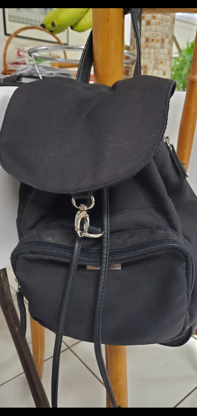 Black Canvas Backpack by Roots thumbnail