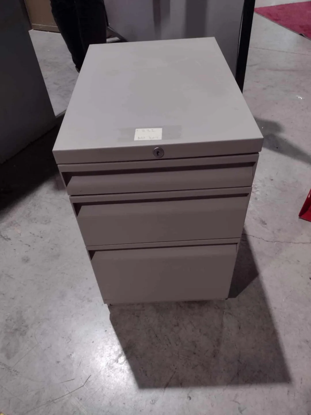 MOVING SALE!! Used Matching Metal Pedestal Filing Cabinets image indicator(2)