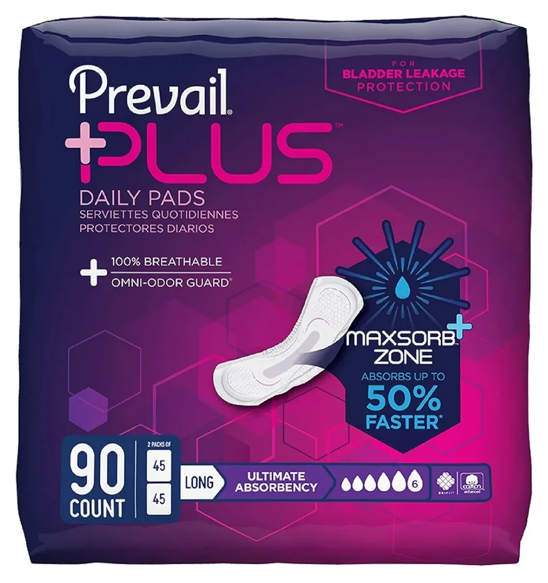 Prevail Plus Daily Pads, 90 Count thumbnail