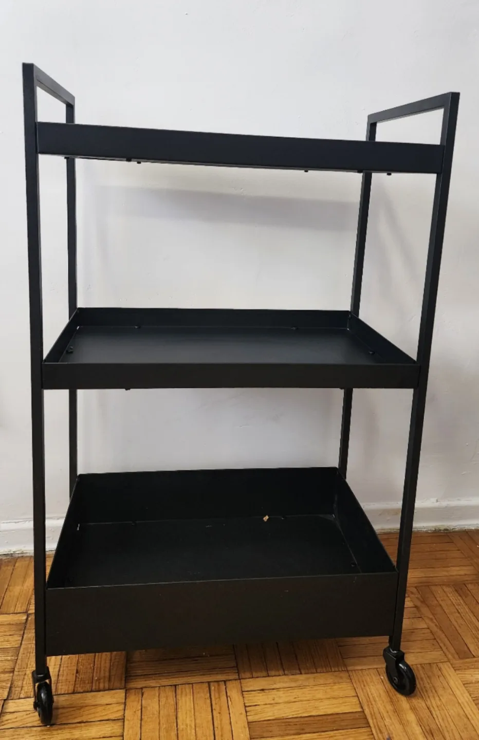 IKEA NISSAFORS Utility Cart - Black thumbnail