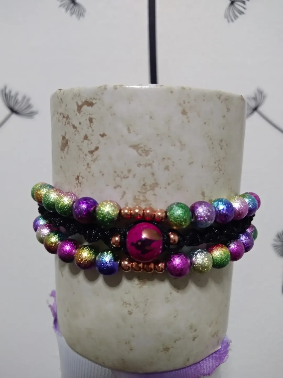 3 Strand Macrame Bracelet thumbnail