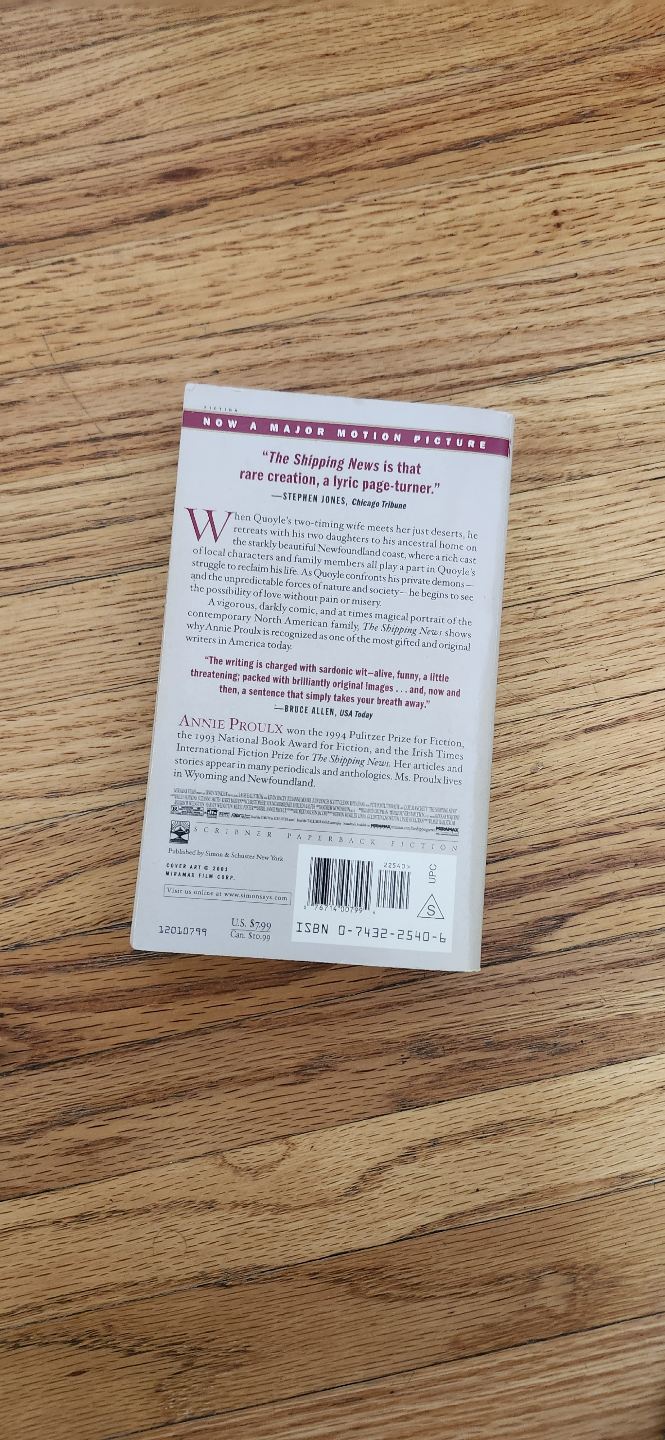 The Shipping News by Annie Proulx - Paperback Book