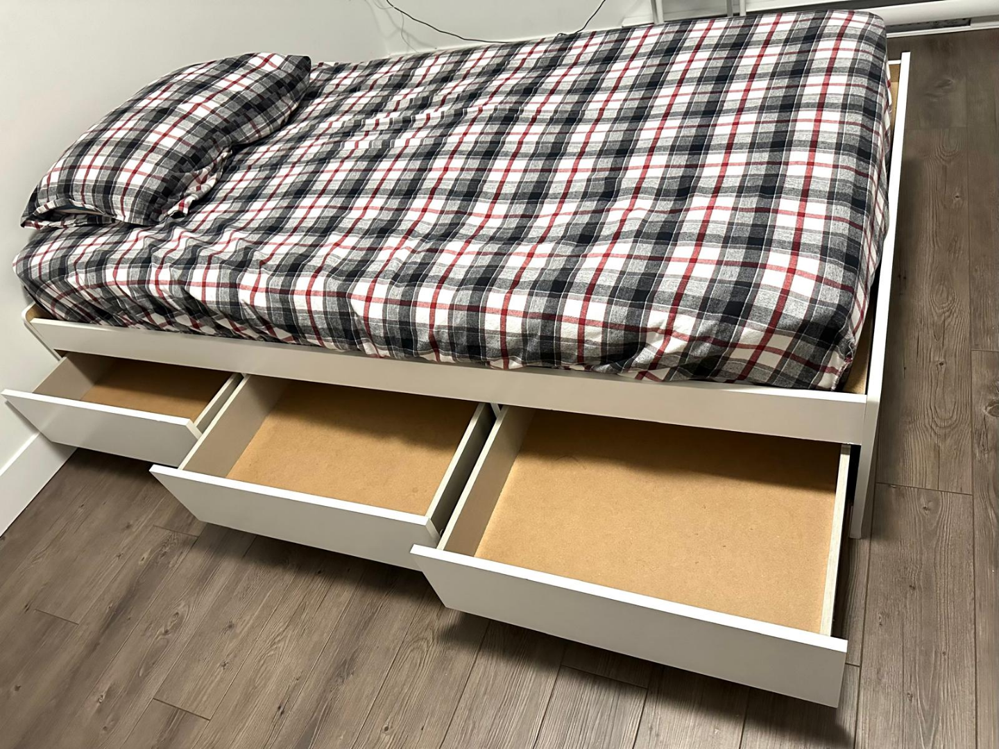Storage single bed with mattress - photo 2