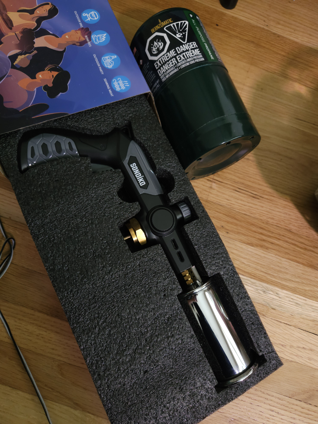 SONDIKO Butane Torch with Propane Tank
