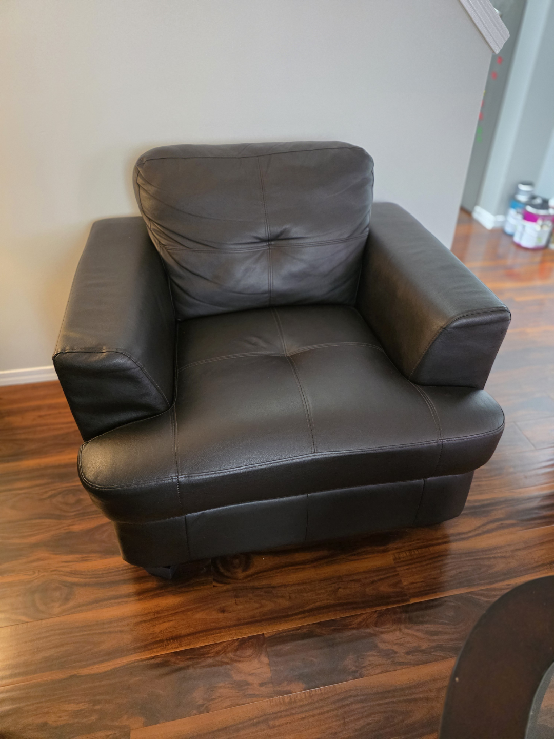 Brown Leather Sofa and Loveseat Set - photo 3