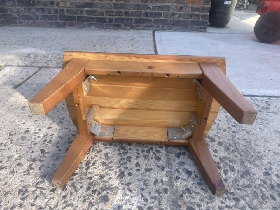 Solid Wood Small Accent Table 19 1/2”L x 11 1/2”W x 10”H - photo 4