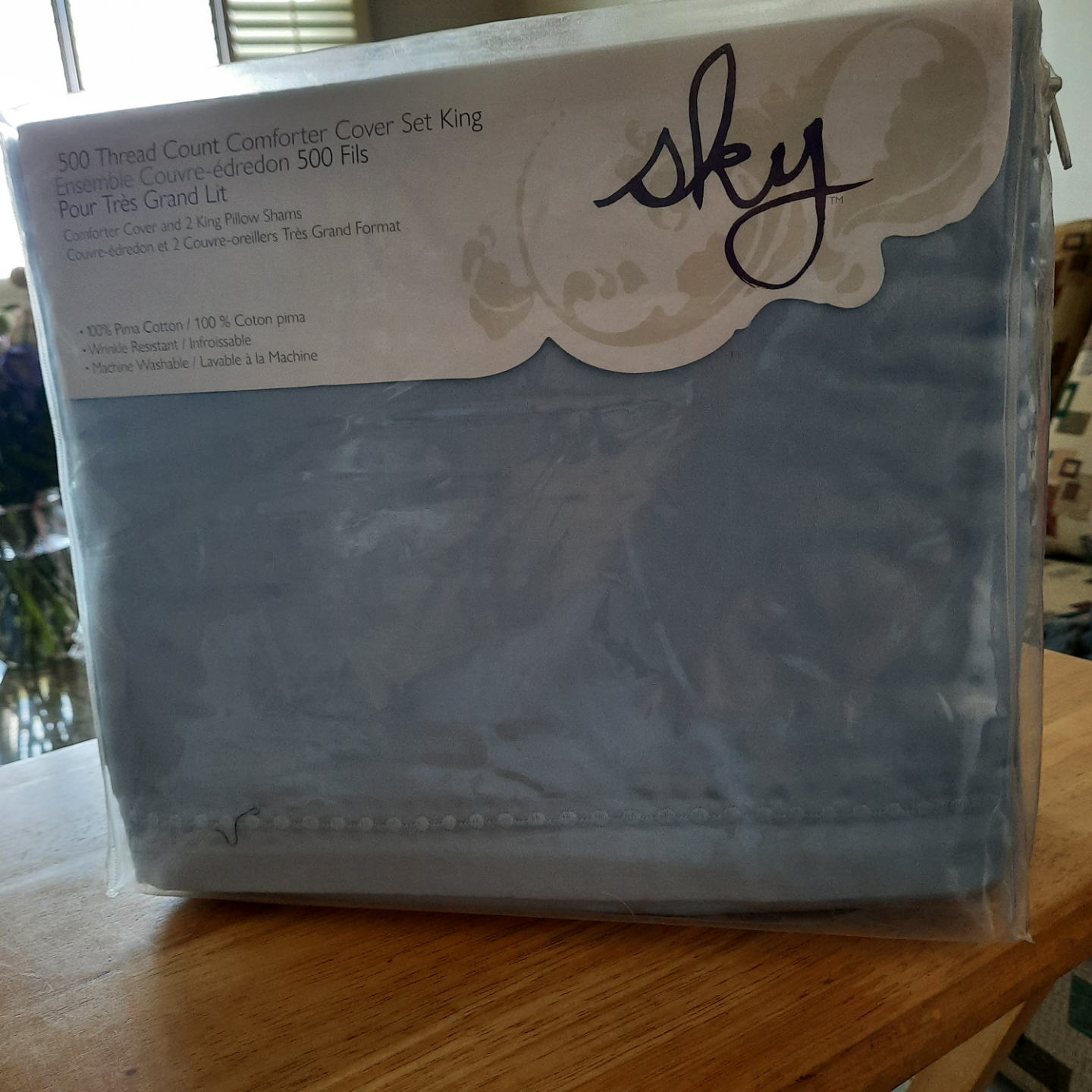 Sky 500 Thread Count King Comforter Cover Set