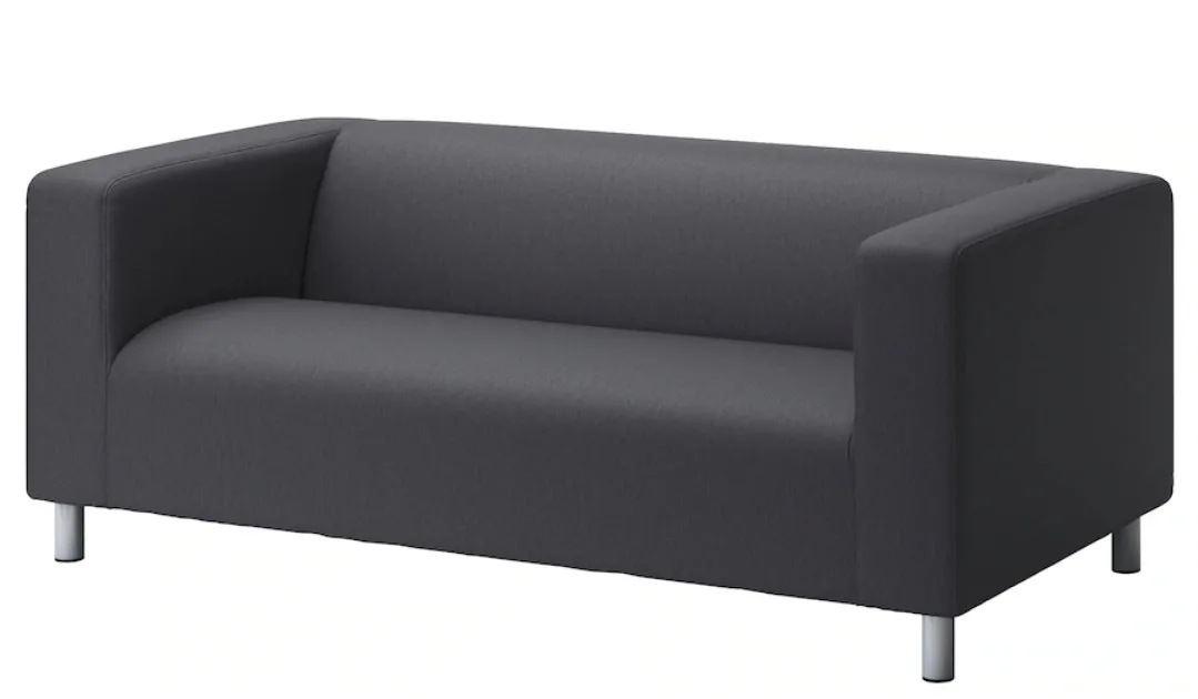 IKEA KLIPPAN Loveseat - Vissle Gray image indicator(3)