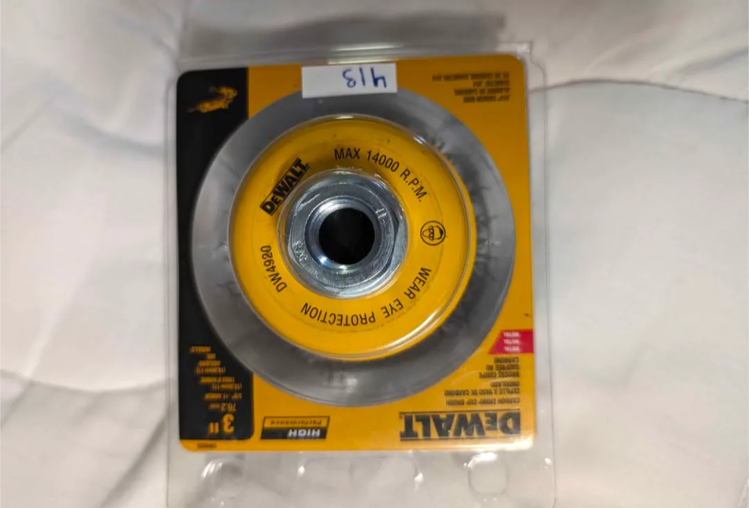 🏒Dewalt 3" High Performance Wire Cup Brush thumbnail