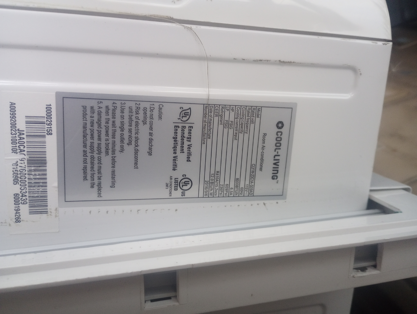 Cool Living Window Air Conditioner - photo 2