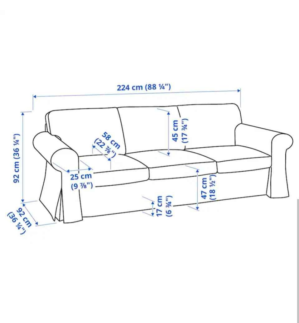IKEA Kivik 3-seat Sofa - Grey - photo 3