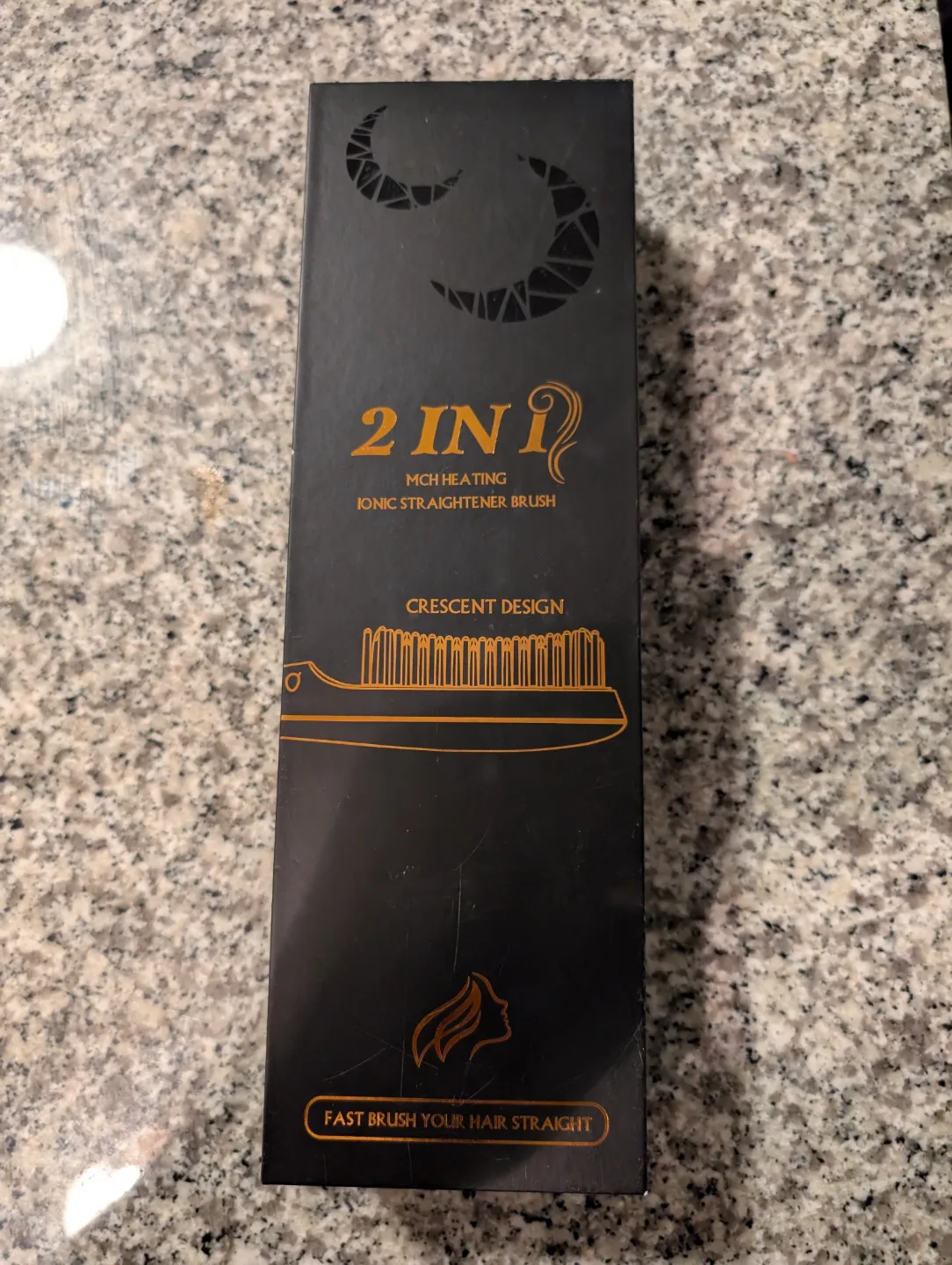 Bermunavy 2-in-1 Ionic Straightener Brush thumbnail