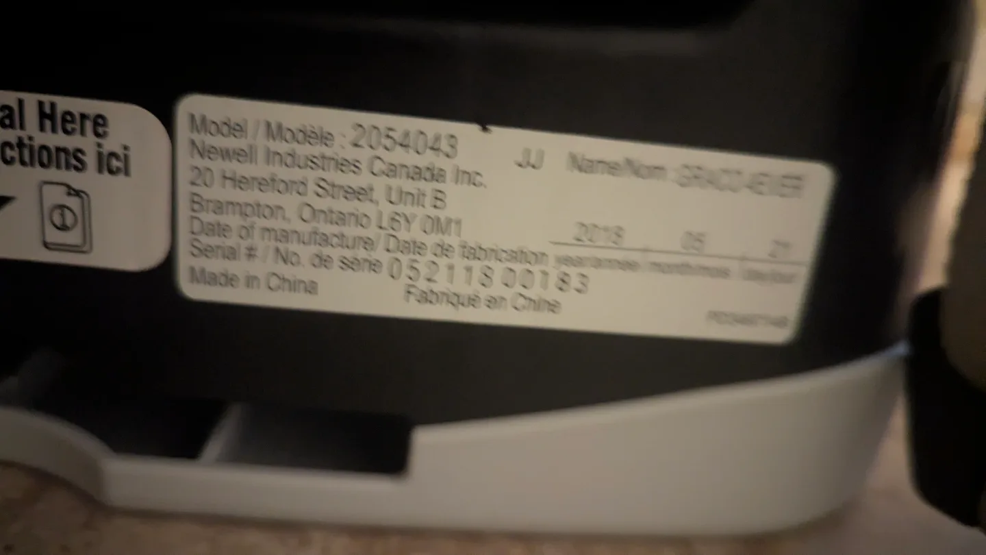 Graco Car Seat image indicator(4)