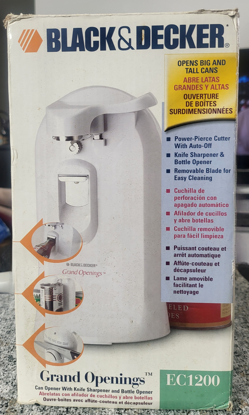 Black & Decker Grand Openings EC1200 Can Opener