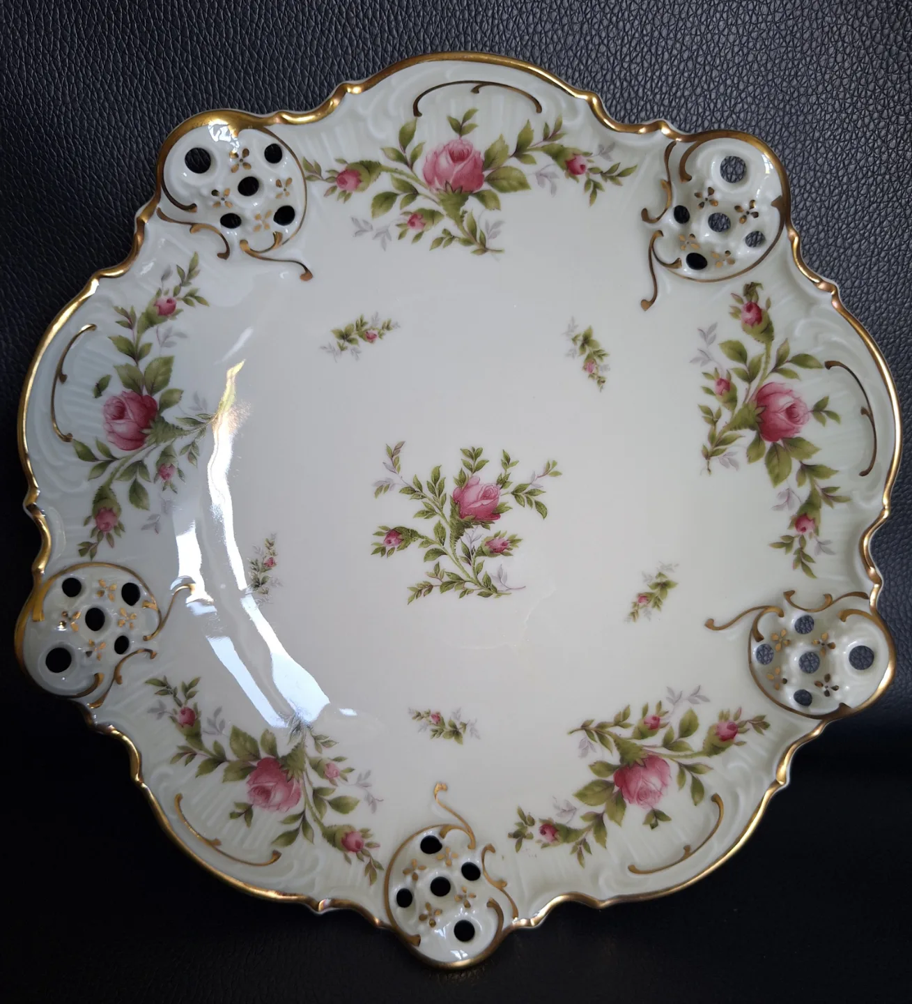 Rosenthal Moliere Rose Pattern Porcelain Serving Dish image indicator(2)