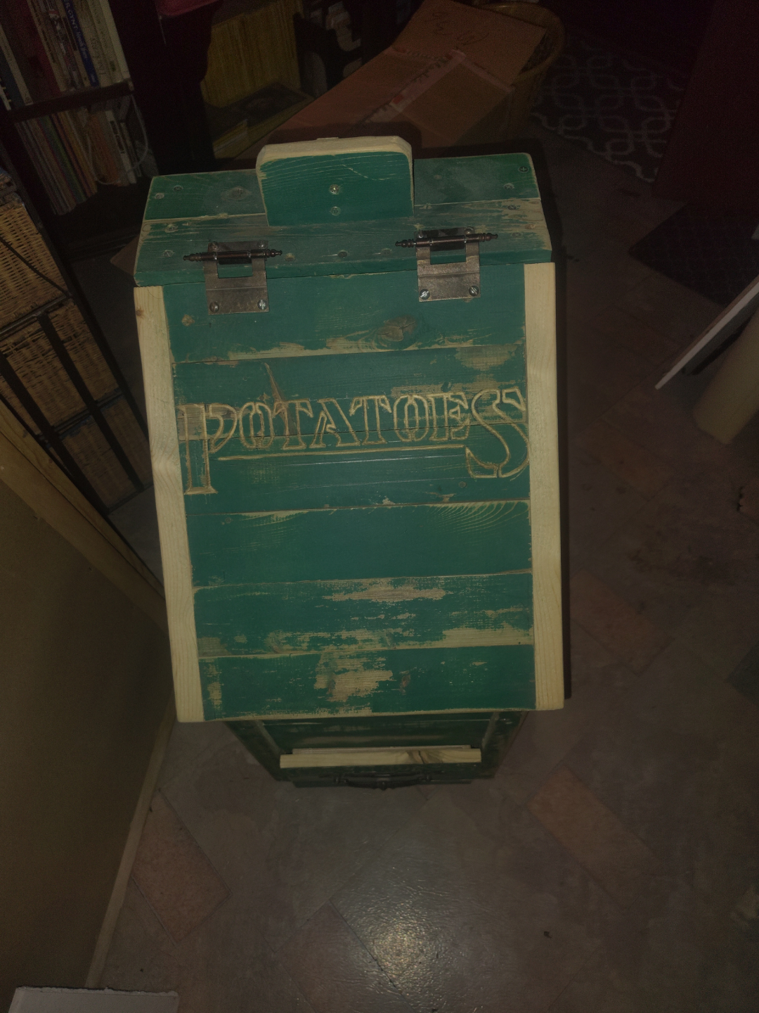 Rustic Farmhouse Style Potato and Onion Bin - photo 3