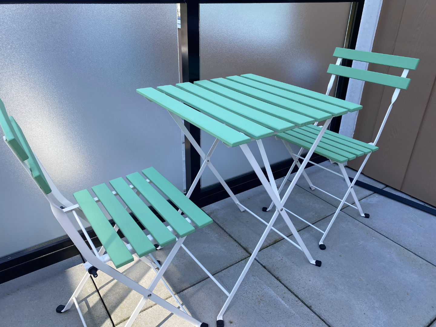 IKEA Tärnö Bistro Set - White/Green - photo 3