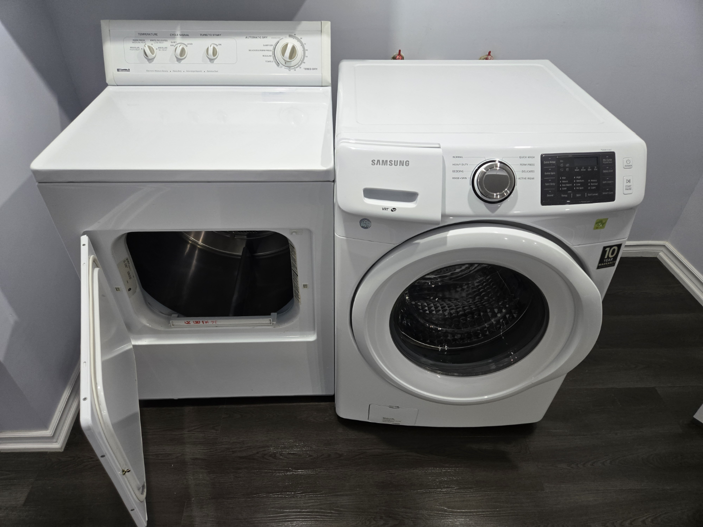 Samsung Washer and Kenmore Dryer set - photo 2