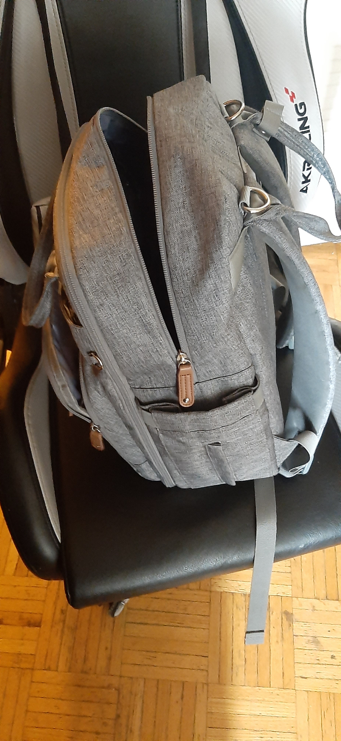 Ruwaline Diaper Bag Backpack - Grey - photo 2