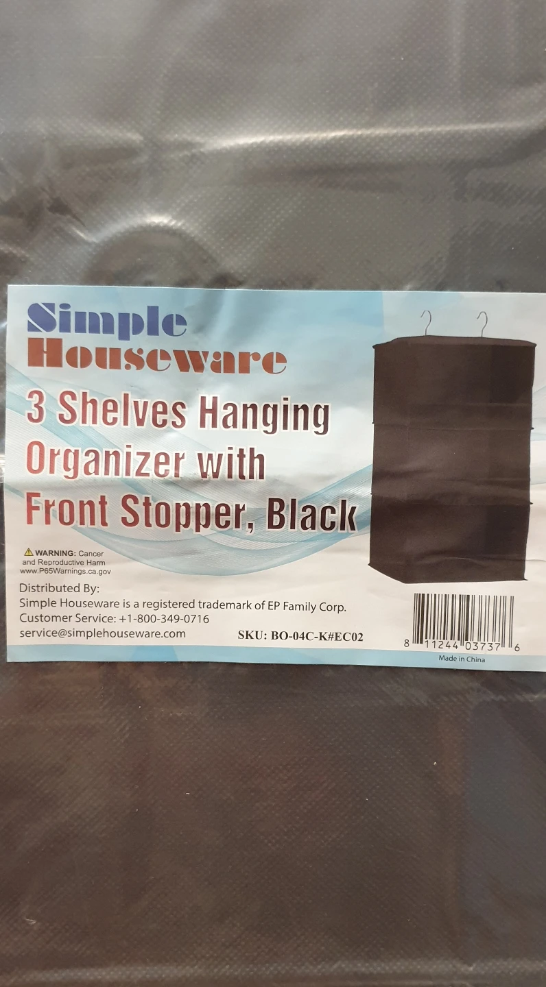 New, Simple Houseware 3-Shelf Hanging Organizer - photo 3