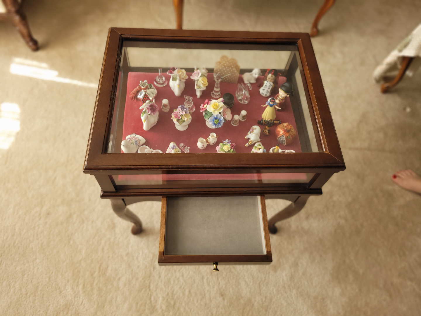 Display Case with Collectibles - photo 2