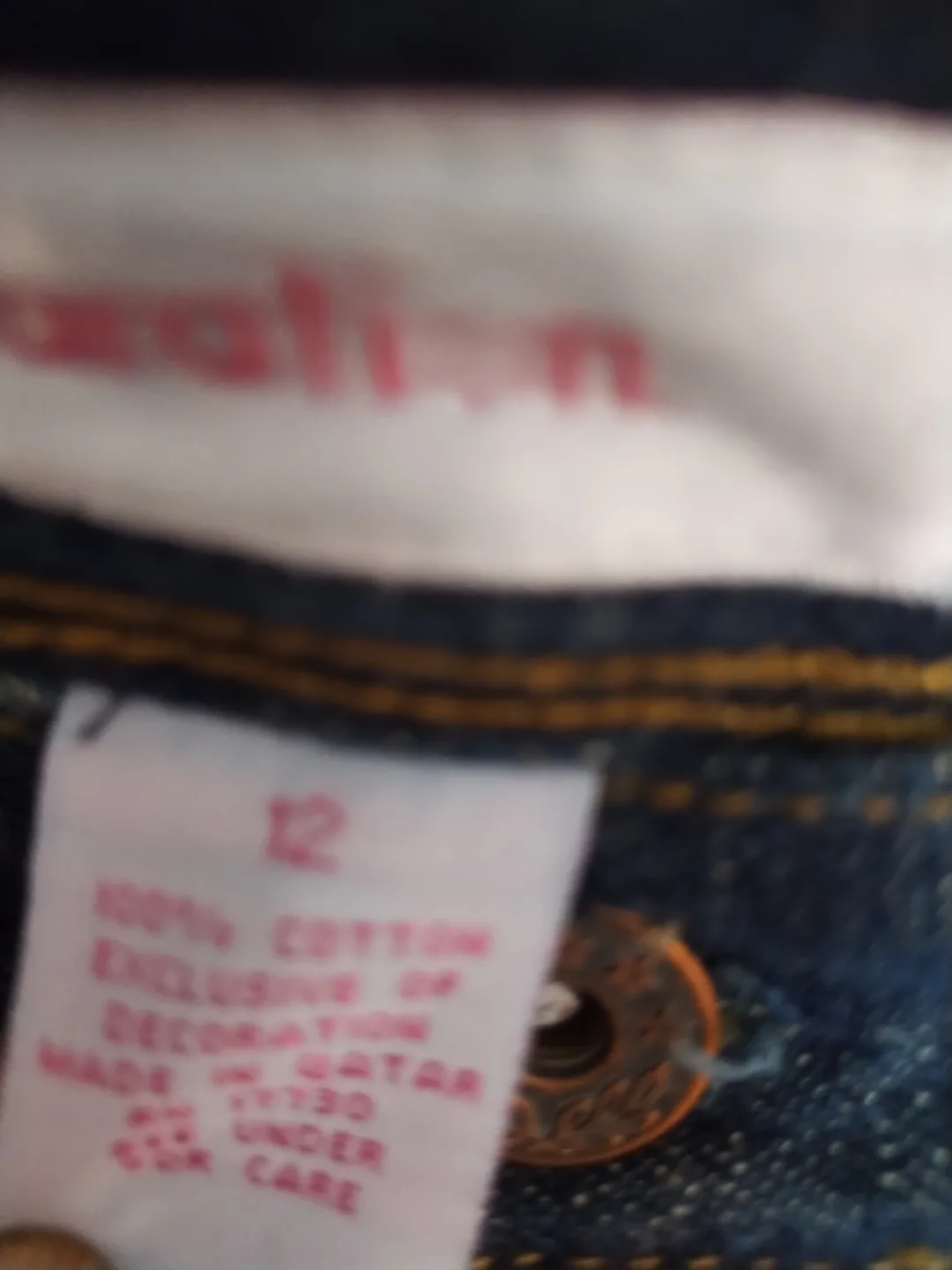 Children's Xhilaration  Size 12  Wash Boot Leg Jeans image indicator(3)