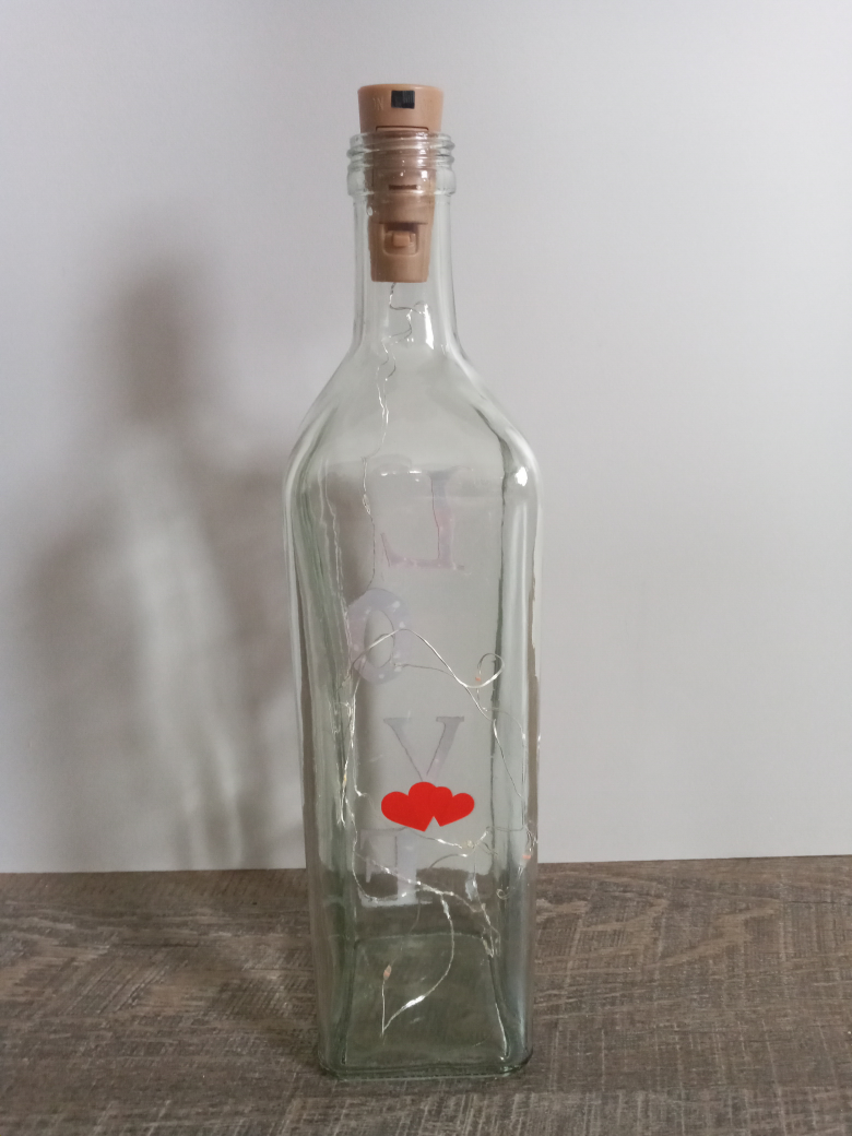 LED Light-Up LOVE Bottle - photo 2
