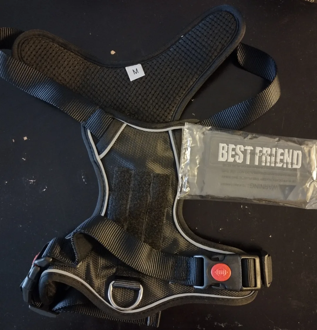 Tactical Dog Harness - Service Dog Patches 🧡 image indicator(3)
