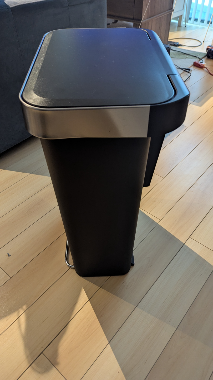 Simplehuman 45 Litre Step Trash Can - Black - photo 2