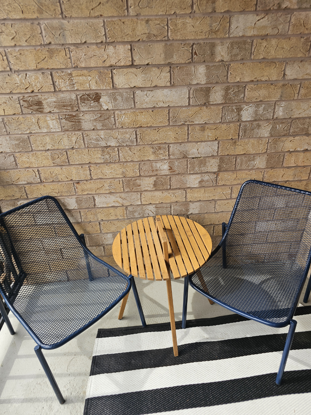 Outdoor Patio Set - 2 Chairs and Table