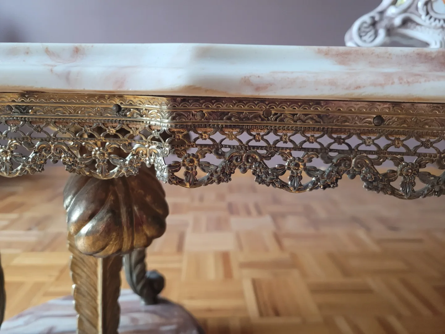 Marble Top Coffee Table and End Table Set image indicator(3)