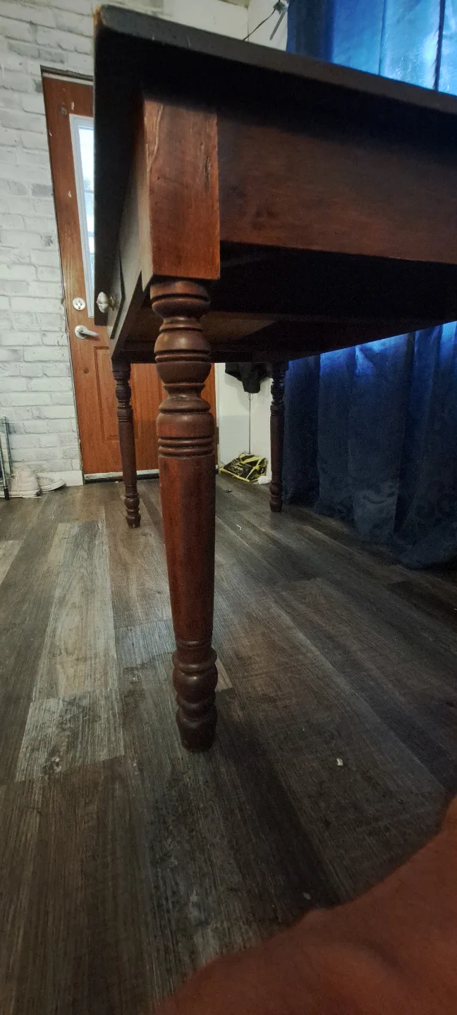 Antique Wooden Writing Desk image indicator(4)