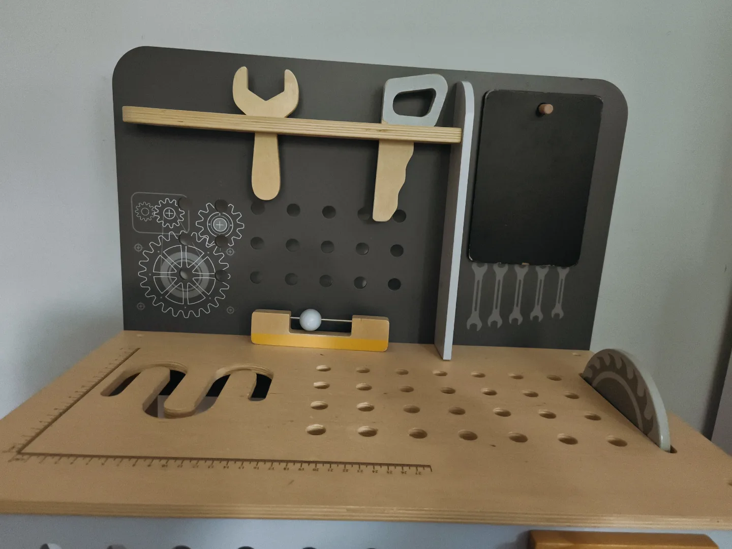 Wooden Kids' Toy Workbench with Accessories image indicator(3)