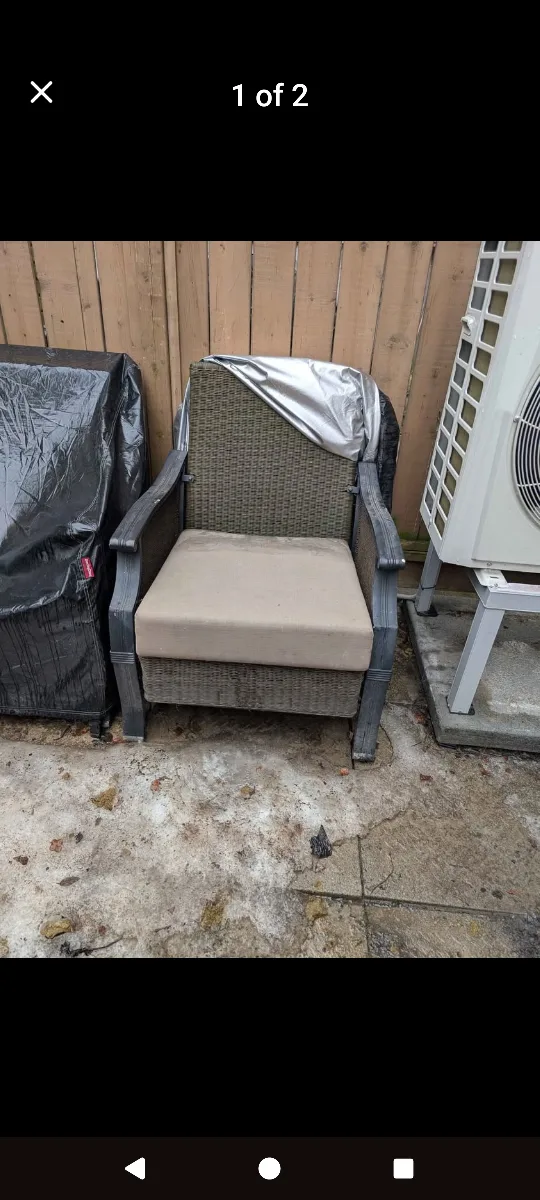 Outdoor Chairs with coffee table thumbnail