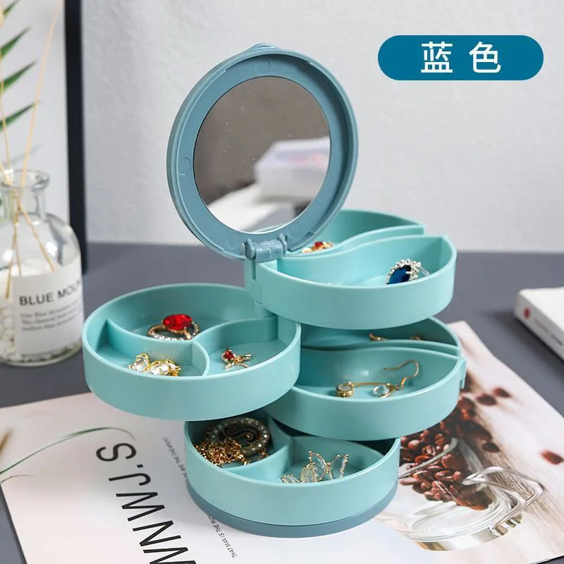 Rotating Jewellery Organizer with Mirror image indicator(2)