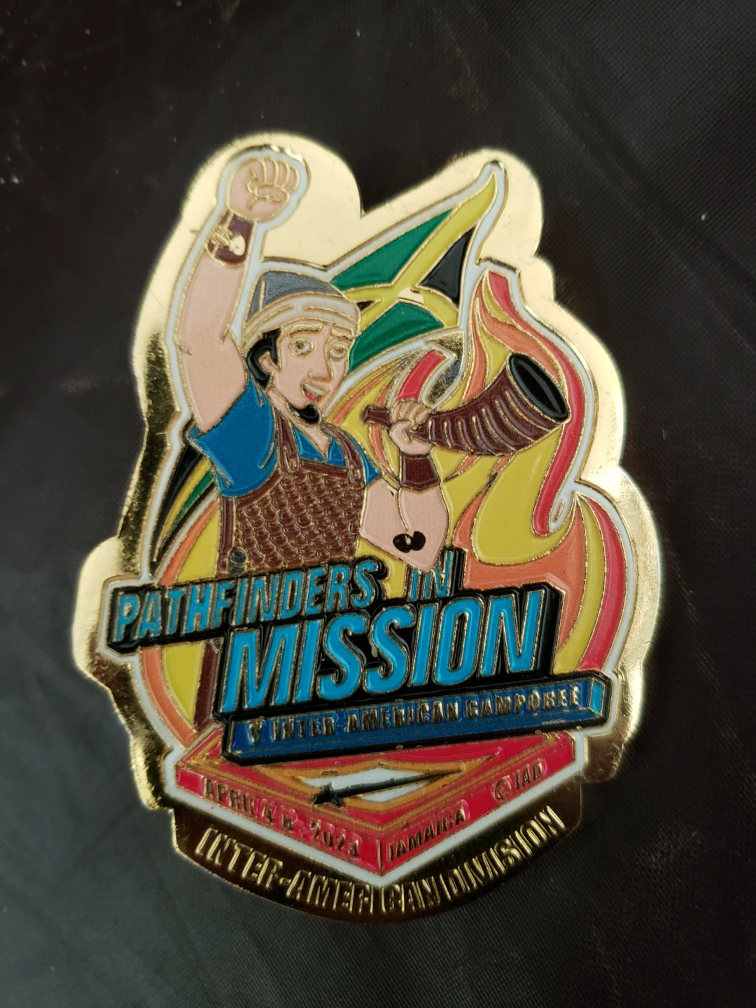 Inter-American Camporee Jamaica Souvenir Pin 🏒