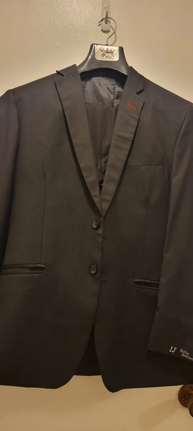 Men's Black Suit - Jacket, Vest, Pants thumbnail